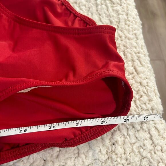 Magic Suit One Piece Swimsuit Red Slimming Double Strap Bathing Suit Size 14 - Picture 13 of 13